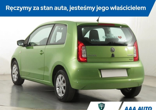 Skoda Citigo cena 19000 przebieg: 194087, rok produkcji 2013 z Darłowo małe 121